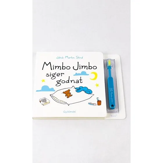 Mimbo Jimbo siger godnat (papbog med tandbørste)