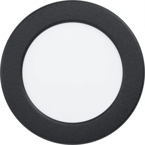 EGLO FUEVA 5 indbygningsspot Ø117 mm, 3000K, sort
