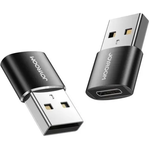 Joyroom S-H152 USB-C til USB-A adapter (2 stk.) - Sort
