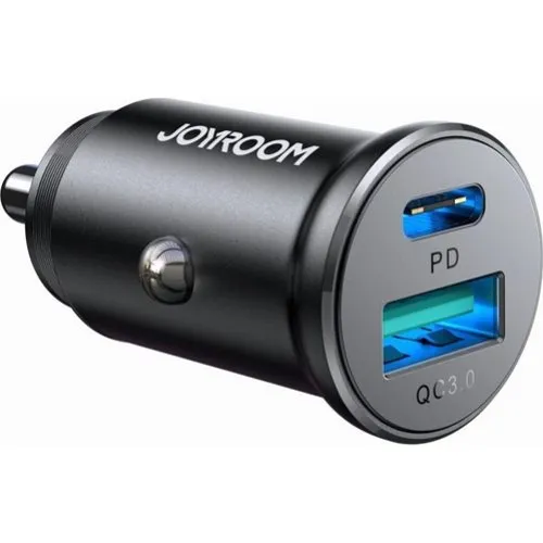 Joyroom JR-CCN05 30W Biloplader - USB-A & USB-C - Sort