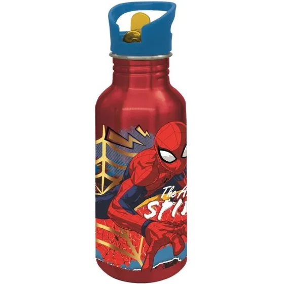 Euromic Spiderman Alu Flaske Sipper 545 ml (Rød)