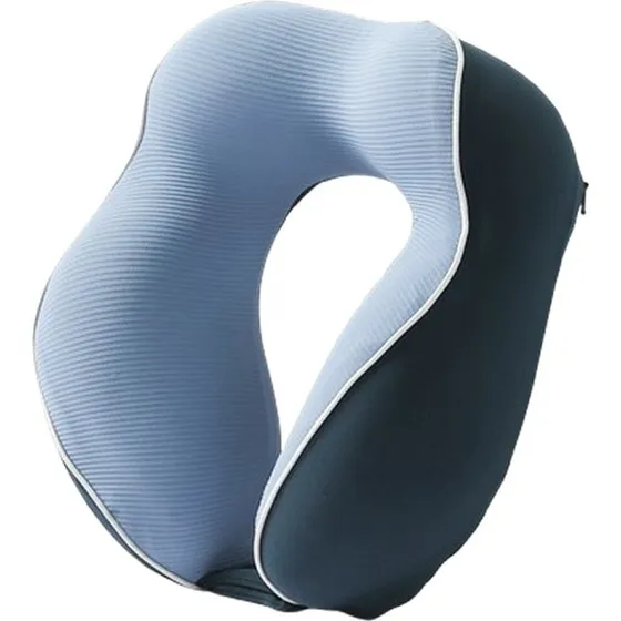 Ergonomisk Memory Foam Nakkepude med Opbevaringspose - Blå