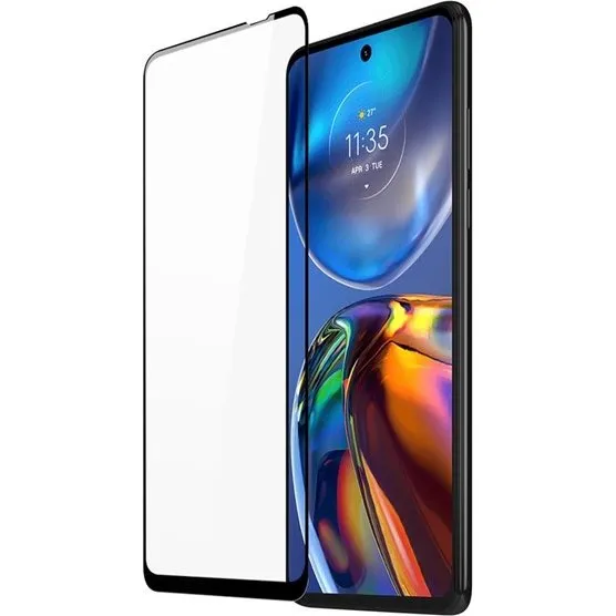 Dux Ducis 10D Tempered Glass til Motorola Moto E32 - Sort