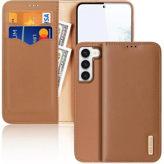 Dux Ducis Hivo Samsung Galaxy S23+ Wallet Case - Brun