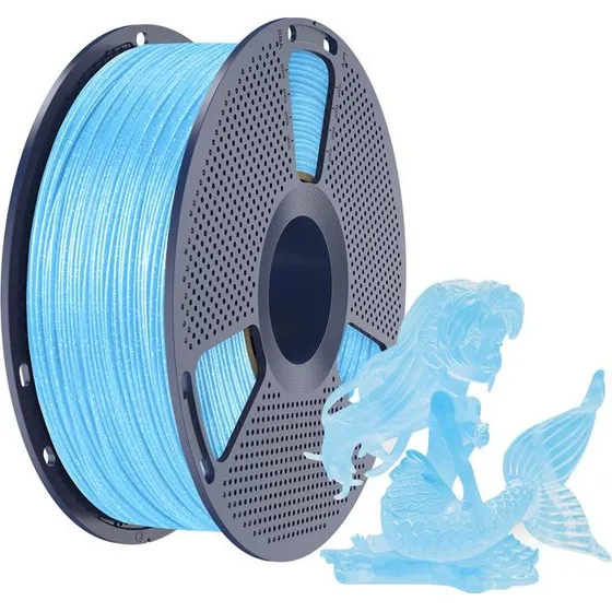 Sunlu PLA Filament - Shiny Blue, 1.75mm, 1kg