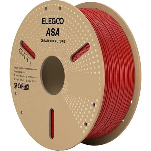 Elegoo ASA Filament - Rød, 1,75 mm