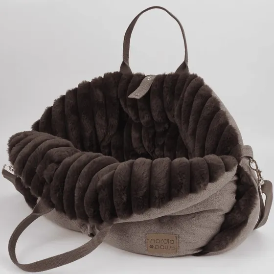 Nordic Paws Mara Hundetaske - Brun - 50 x 30 x 35 cm