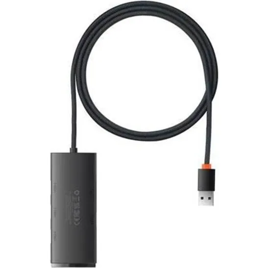 Baseus WKQX030101 Lite Series 4-in-1 USB 3.2 Hub - Sort
