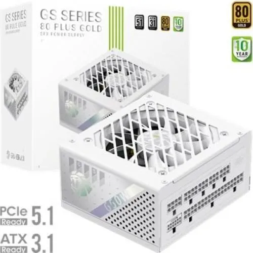 GameMax GS 650G WH 650W SFX Strømforsyning - Hvid