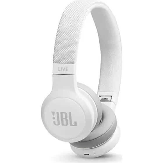 JBL LIVE 400BT Trådløse On-Ear Hovedtelefoner - Hvid