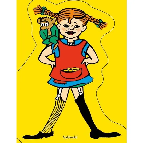 Pippi Langstrømpe – Figurbog (papbog)