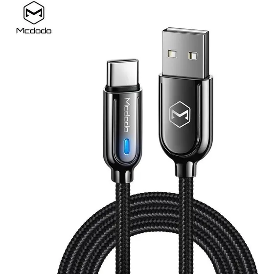 Mcdodo CA-6190 USB-C til USB-A kabel, 1m, sort