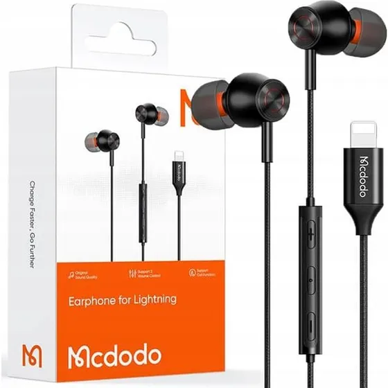 Mcdodo Splash Lightning In-Ear Høretelefoner med Mikrofon til iPhone