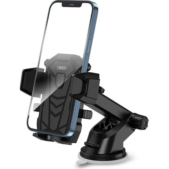 XO C76 Universal Mobilholder med sugekop - Sort