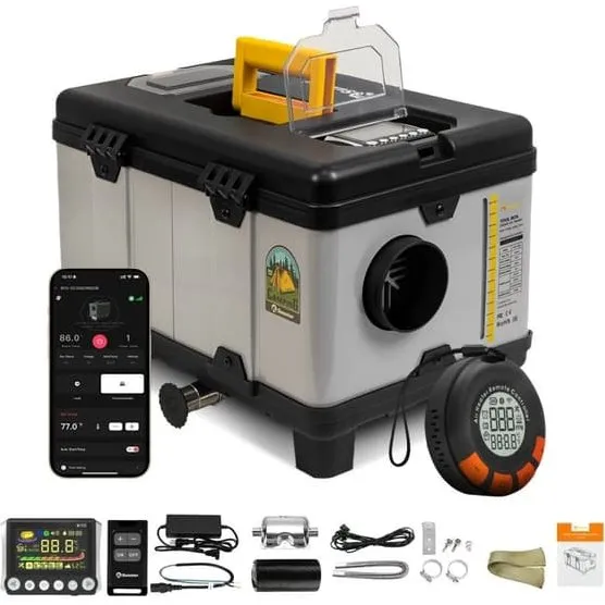 Sunster 8kW Dieselvarmer med App-styring & CO-alarm