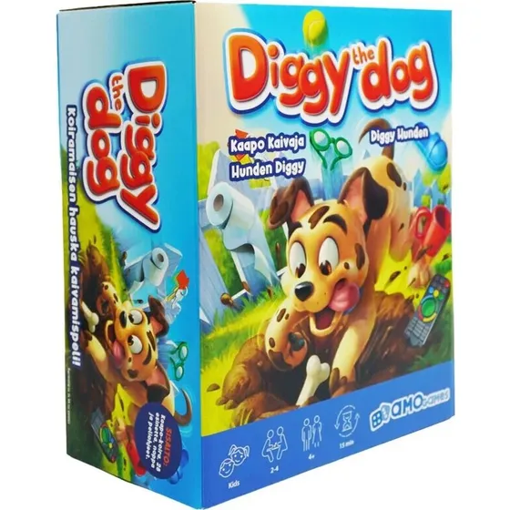 Amo Games Diggy the Dog - Tempofyldt børnespil