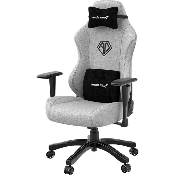 Anda Seat Phantom 3 Gamer Stol - Grå Stof - Op til 90 kg