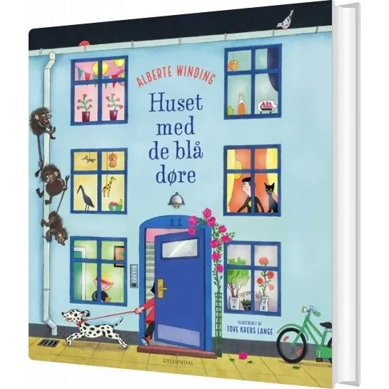 Huset med de blå døre – Alberte Winding (hardcover)