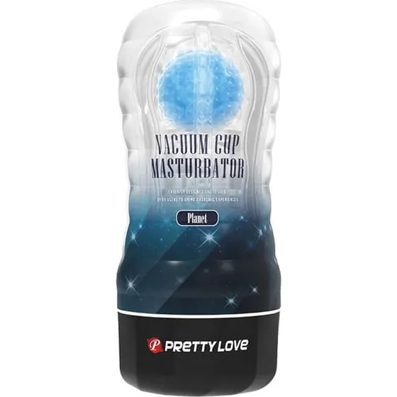 Blue Vacuum Masturbator Cup