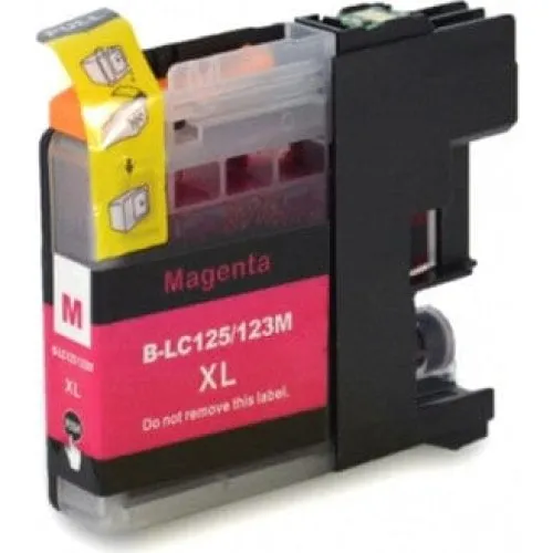 Brother LC125XLM Magenta Blækpatron - 1.200 sider