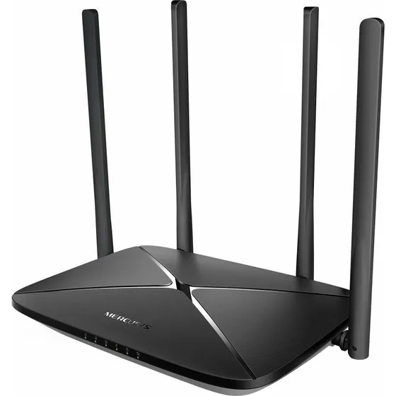 Mercusys MB115-4G 4G-router med Wi-Fi 4 og 4 antenner, sort