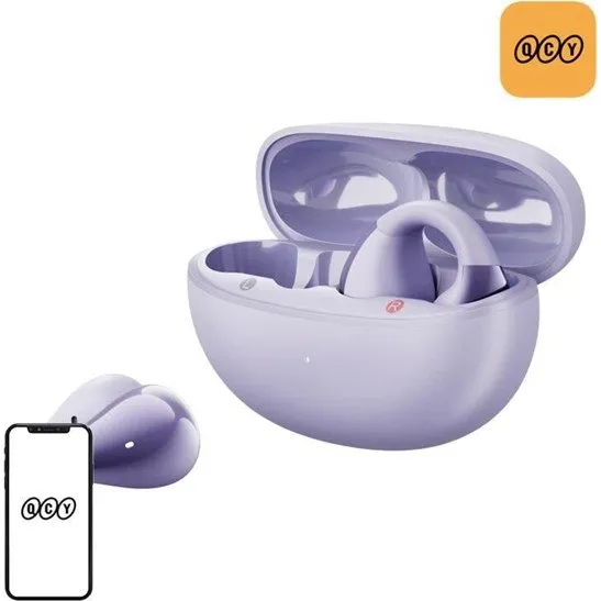 QCY Crossky C30 Trådløse Open-ear Høretelefoner - Lilla