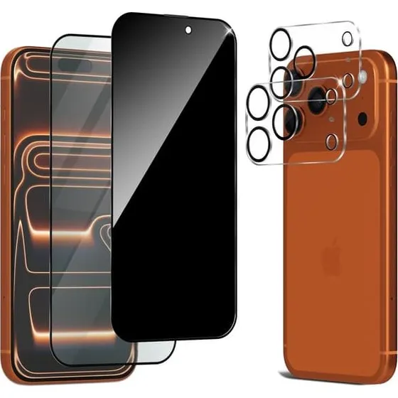 iPhone 17 Pro Skærmbeskyttelse & Linsebeskyttelse (4-del pakke)