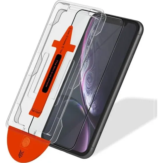 iPhone XR Skærmbeskytter - Hærdet Glas med Easyfit™ Installation