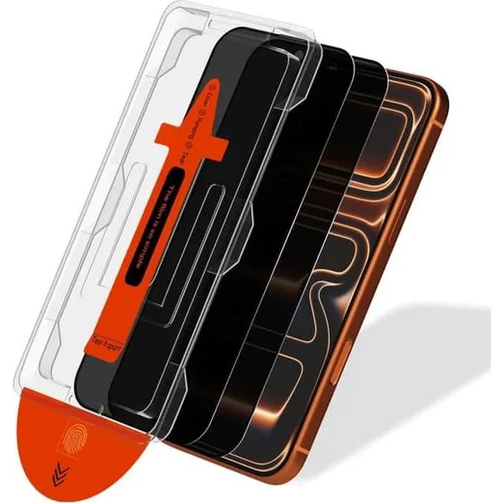 2-PACK iPhone 17 Pro Privacy Skærmbeskytter - Hærdet Glas