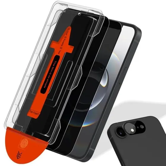 iPhone 16e Privacy Skærmbeskytter & Linsebeskytter (3-pak)