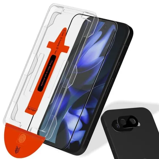 Google Pixel 9A Skærmbeskytter & Linsebeskytter - Hærdet Glas