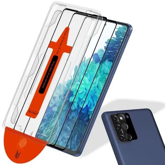 Samsung S20 FE Skærmbeskytter (2-pak) & Linsebeskytter (1-pak)