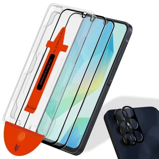 Samsung A16 Skærmbeskytter & Linsebeskytter (2-pack) - Hærdet Glas