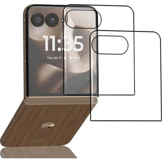 Motorola Razr 60 Ultra Skærmbeskyttelse 2-Pack - 3D Hærdet Glas