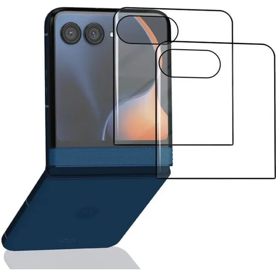 Motorola Razr 60 (2025) Skærmbeskyttelse 2-pack - Hærdet 3D Glas