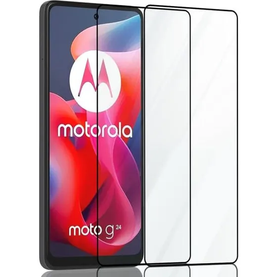Motorola Moto G24 Skærmbeskyttelse 2-pack - Hærdet 3D Glas