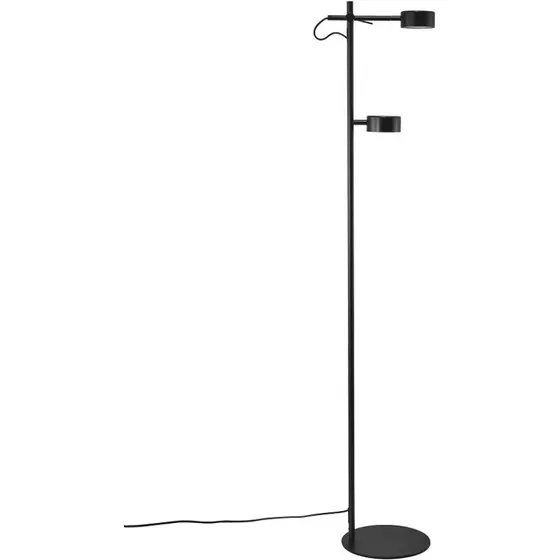 Nordlux Clyde gulvlampe LED 138 cm, sort