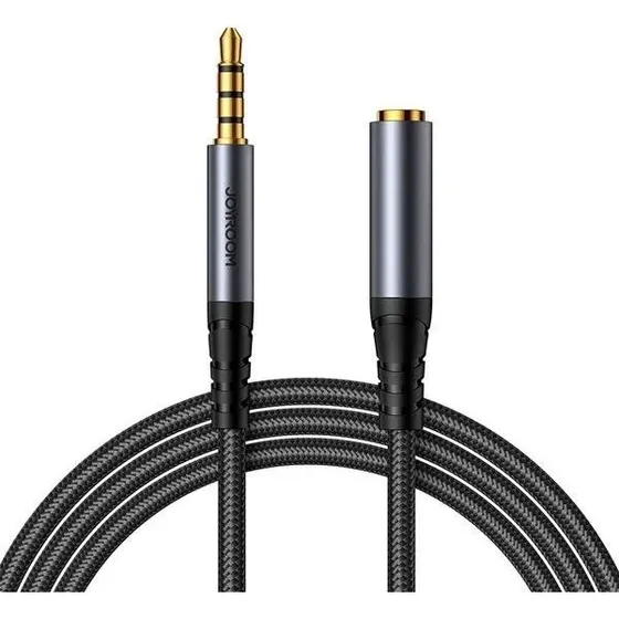Joyroom AUX 3.5 mm Stereo Lydkabel, 1.2 m, Sort (SY-A09)