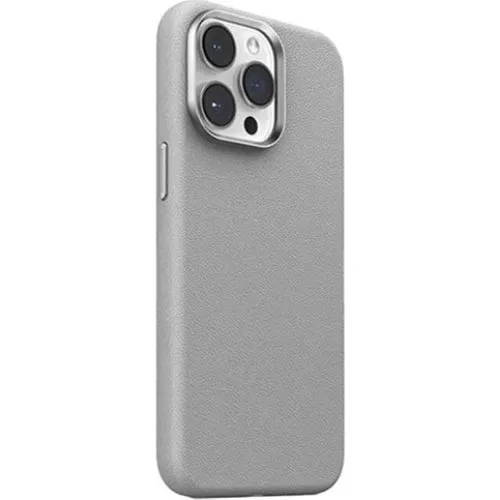 Joyroom Magnetisk Læderetui til iPhone 15 Pro - Grå