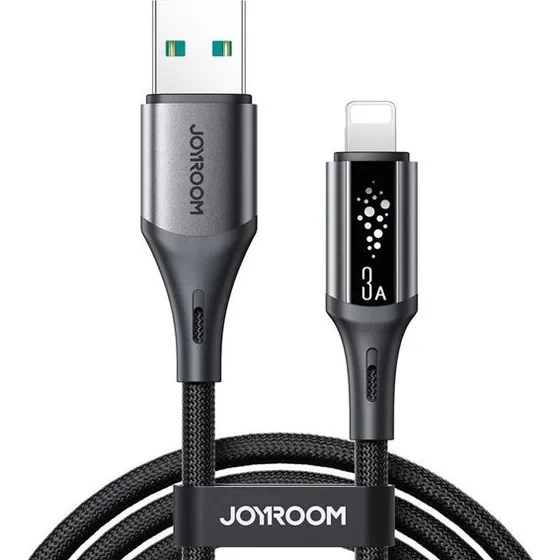 Joyroom S-A60 StarTalk USB-A til Lightning kabel, 1.2m, sort