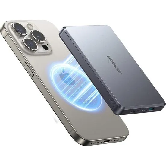 JOYROOM JR-PBM08 Pro 10000mAh Trådløs Powerbank - Grå