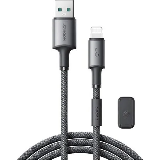 Joyroom S-A50 USB-A til Lightning kabel, 30W, 1,2m, Grå