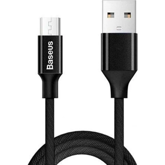 Baseus Yiven Micro USB-kabel 1,5m 2A - Sort