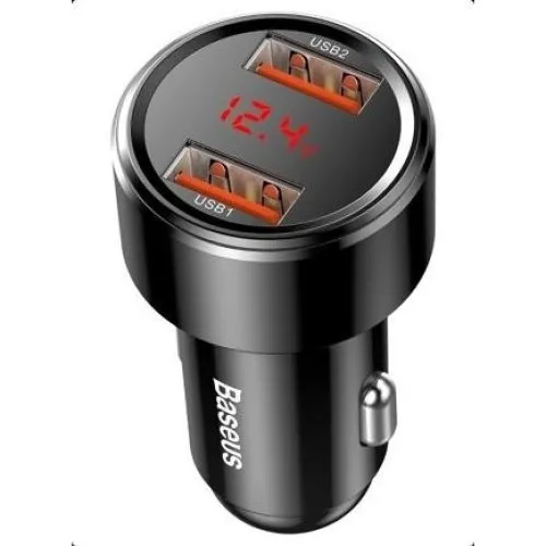 Baseus CCMLC20A-01 Magic Car Charger 45W QC 3.0 - Sort