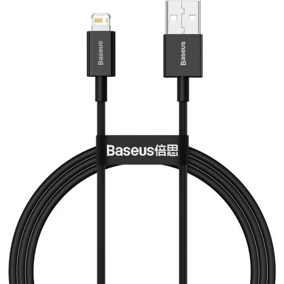 Baseus CALYS-A01 USB til Lightning kabel, 2.4A, 1m, sort