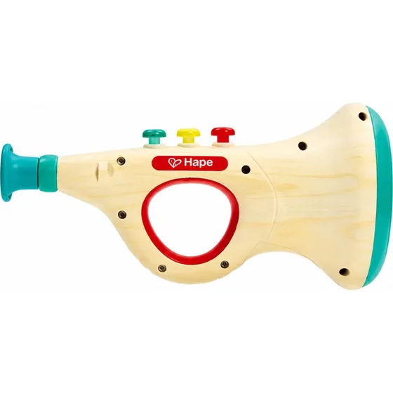 Hape Pixelz Trompet med lys, 4 lydtilstande og 5 melodier - 27 cm