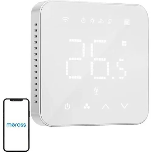 Meross Smart WiFi-termostat MTS200HK-EU til elektrisk gulvvarme