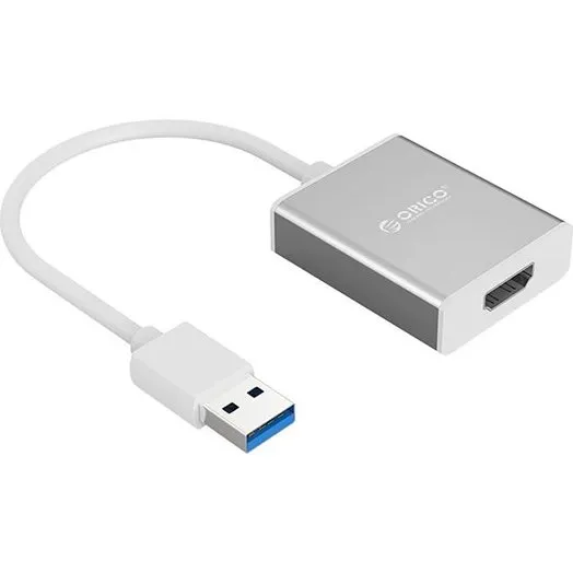 ORICO UTH USB-A 3.0 til HDMI Adapter - Sølv
