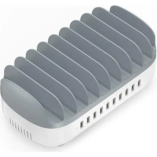 ORICO DUK-10P-V1 Smart Ladestation 10x USB-A - 120W - Hvid
