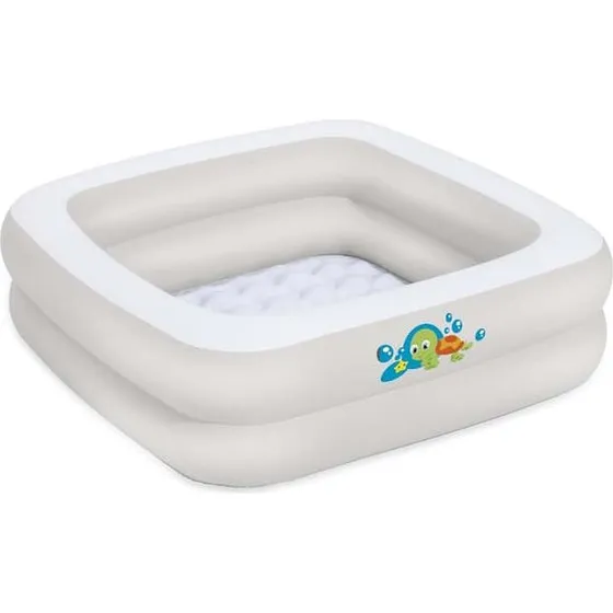 Bestway 51116 Oppusteligt rejsebadekar til børn, 86 x 86 x 25 cm